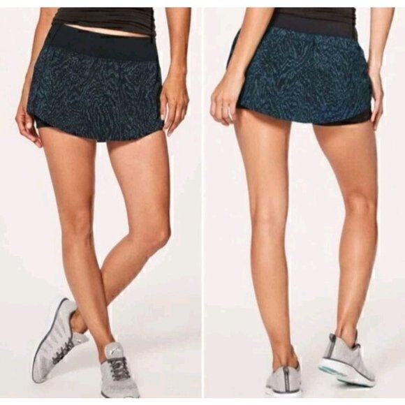 Lululemon Dresses & Skirts - EUC Lululemon Final Lap Pulse Capri Black Skirt Skort Size 2